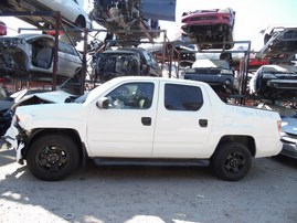 2007 HONDA RIDGELINE RT WHITE DOUBLE CAB 3.5L AT 4WD A17648